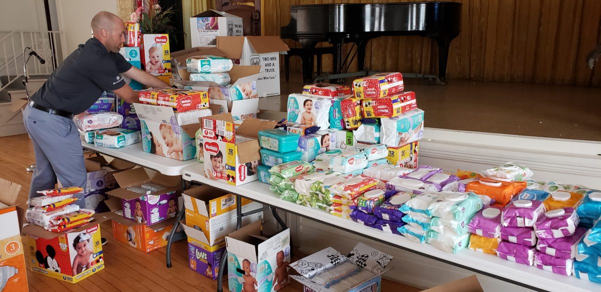 Community baby product drive - free baby and postpartum essentials for families in need